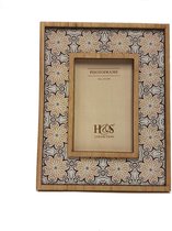 H&S collection fotolijst hout 10*15 cm staand