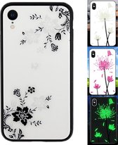 BackCover - Telefoonhoesje - Hoesje - Magic Glass voor Apple iPhone Xr - Bloemenprint