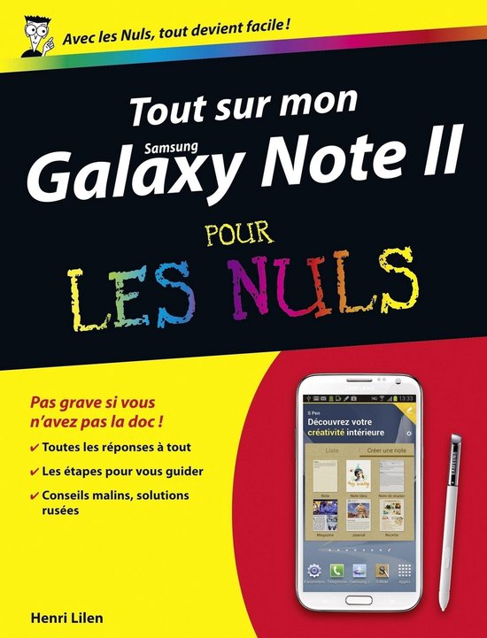 Tout sur mon Galaxy Note II pour les nuls - cover