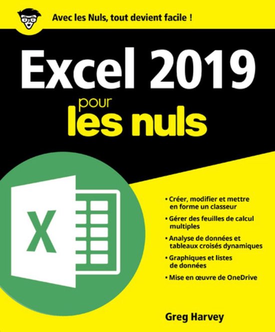 Excel 2019 pour les Nuls - cover