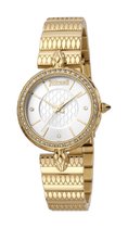 Just Cavalli Glam Chic Gold - JC1L147M0065 - Dameshorloge - Goud - RVS horlogeband - 30 MM
