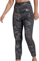 adidas adidas Designed 2 Move Camouflage Sportlegging - Maat XS  - Vrouwen - donker grijs/grijs/zwart