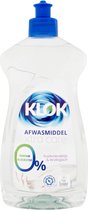 KLOK Afwasmiddel Xtra Care - 0% Kleurstof & Parfum - 8 x 500ml