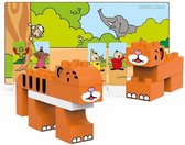 Bumba - Speelgoedblokken - Wilde dieren