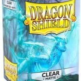 100 hoesjes Dragon Shield MATTE Clear Transparant Standaard Maat Card Sleeves
