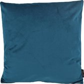 Velvet Blauw Kussenhoes | Fluweel - Polyester | 45 x 45 cm