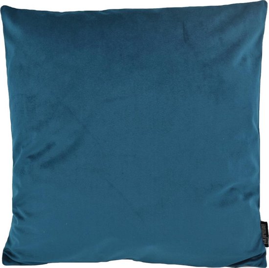 Bezienswaardigheden bekijken veel plezier scheiden Velvet Blauw Kussenhoes | Fluweel - Polyester | 45 x 45 cm | bol.com