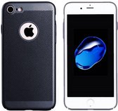 BackCover Holes - Telefoonhoesje - Hoesje voor Apple iPhone 7 Plus - Zwart
