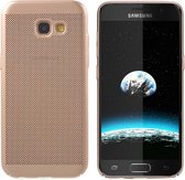 BackCover Holes - Telefoonhoesje - Hoesje voor Samsung A3 2017 - Goud