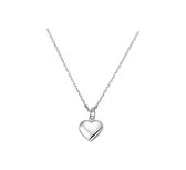 Nana Dames Ketting Collier hart 1,3 mm - 41 + 4 cm-zilver 925