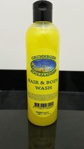 Grunneger Hair & Body Wash, gemaakt van koolzaadolie, 250 ml