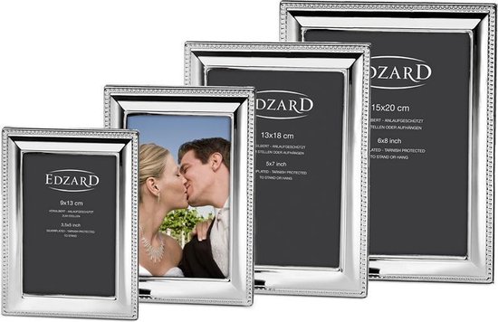 Edzard Perla - Cadre Photo - Argent - 10 x 15