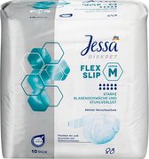 Jessa Diskret Discreet Incontinentiebroekjes Flexslip -  Maat M - voor urineverlies en incontinentie - 10 Stuks