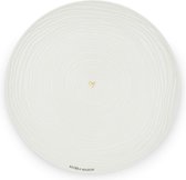 Riviera Maison Dinerbord 27 cm - Food Lovers Dinner Plate - Wit - Porselein