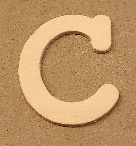 team Hoogland schade Sierlijke houten letters en cijfers van 5 cm hoog (bestellen vanaf 3 stuks  ivm zerzenden). | bol.com