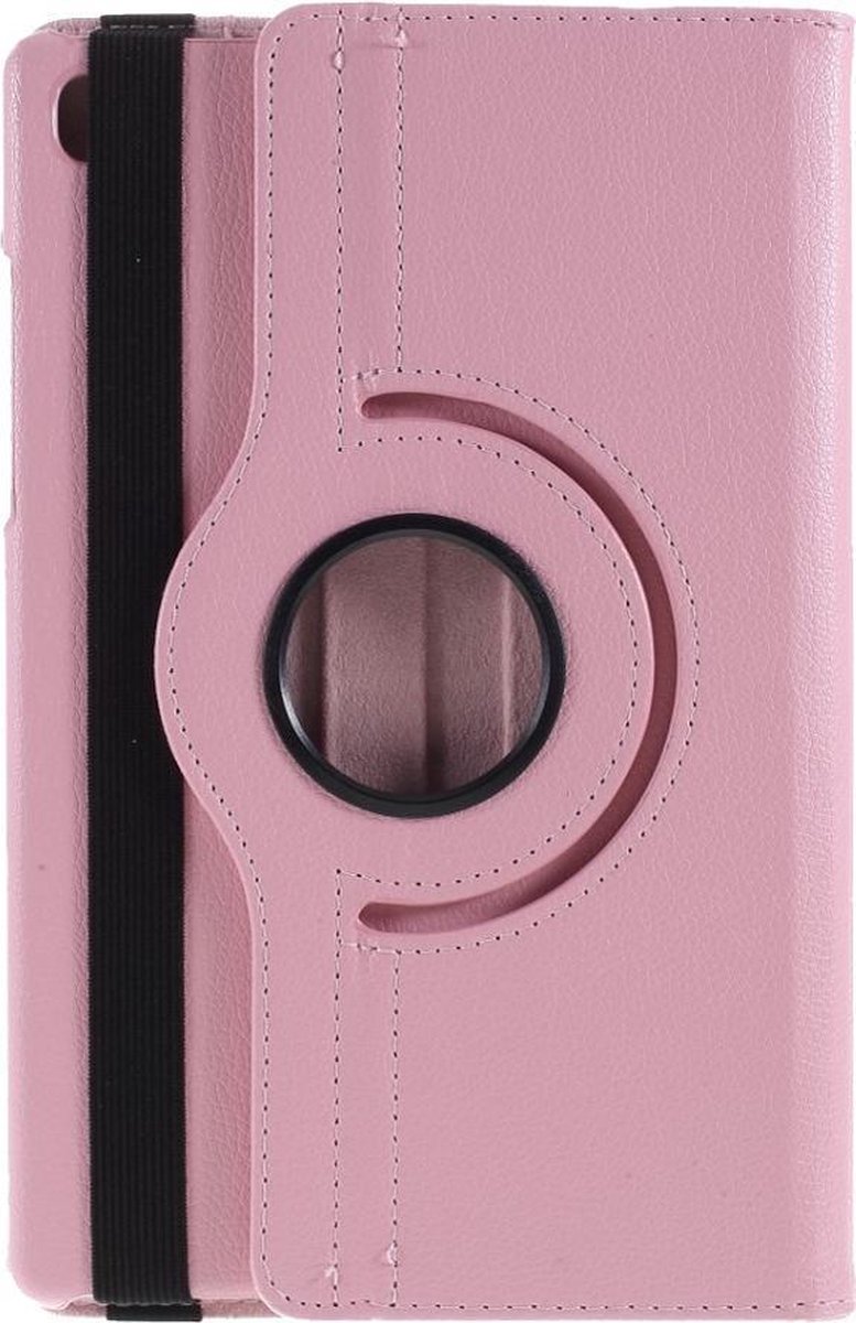 Book Cover Geschikt voor: Samsung Galaxy Tab A7 10.4 (2020) Multi Stand Case - 360 Draaibaar Tablet hoesje - Tablethoes - Lichtroze