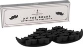 CGB DAPPER CHAP 'ON THE ROCKS' MOUSTACHE ICE MOULD