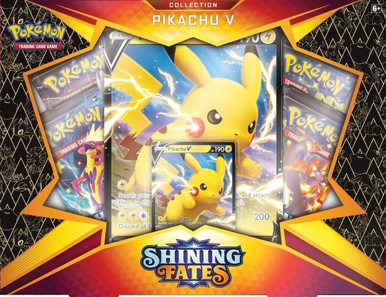 Pokémon Shining Fates Pikachu V Box - Pokémon Kaarten | Games | Bol.Com
