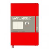 Leuchtturm notitieboek softcover 19x12.5 cm bullets/dots/puntjes rood