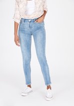 LOLALIZA Skinny Jean met glitter - Licht Blauw - Maat 40