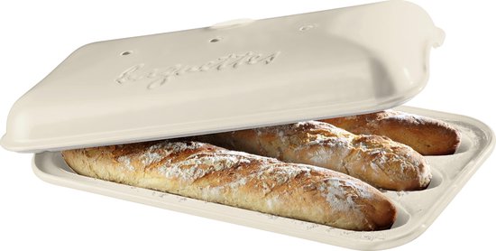 Emile Henry Baguettesvorm E-box - 390x240mm - Lin