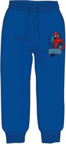 Spiderman Marvel Joggingbroek - Trainingsbroek. Kleur: Koningsblauw. Maat 110 cm / 5 jaar.