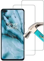 OnePlus Nord Screen Protector Glas - Protecteur d'écran en Tempered Glass trempé - 2x