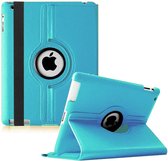 Draaibaar Hoesje 360 Rotating Multi stand Case - Geschikt voor: Apple iPad 3 9.7 (2012) inch  - licht blauw