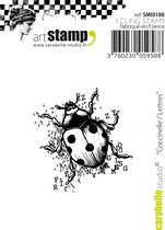 Carabelle Studio Cling stamp - mini coccinelle lettres