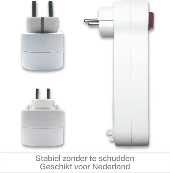 Colorful Sun® Stopcontact splitter - Verdeelstekker - Verticaal -  Verloopstekker 3... | bol.com