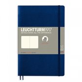 Leuchtturm notitieboek softcover 19x12.5 cm Navy blanco