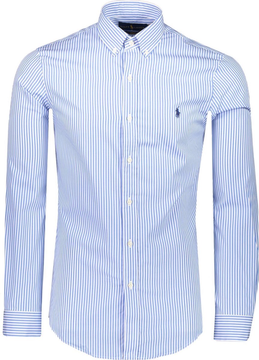 Polo Ralph Lauren Overhemd Blauw Getailleerd - Maat S - Heren - Lente/Zomer  Collectie... | bol.com