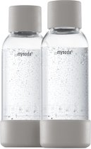 Mysoda - Set van 2 herbruikbare flessen van 0.5 liter - Dove