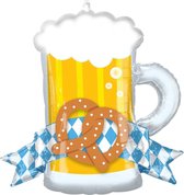 Amscan - Folieballon Oktoberfest Bierglas 66 x 63 cm