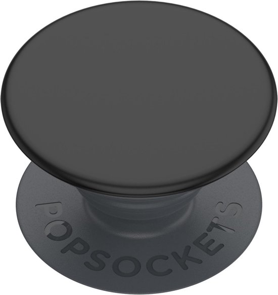 Foto: Popsockets popgrip basic telefoonbutton en standaard niet verwisselbaar zwart