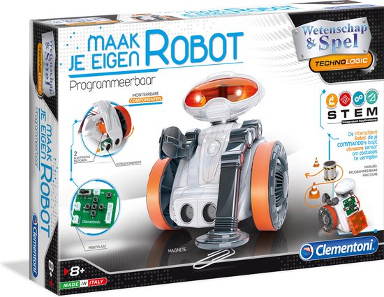 onduidelijk Tegen Beroemdheid Clementoni - Wetenschap & Spel - Maak Je eigen Robot - STEM,  speelgoedrobot,... | bol.com
