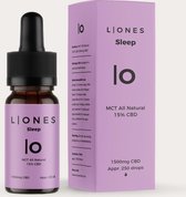 CBD Olie 15 Procent (15% / 1.500 mg CBD) - 10ml - Sleep Collectie - LIONES