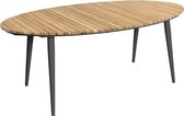 Beach7 Fontelina ovale tuintafel Mystic Grey 192x105xH76 cm ovaal