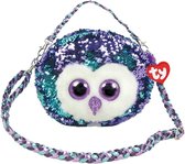 Ty Plush - Sequin Purse - Moonlight the Owl(TY95126)