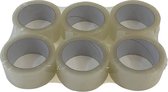 Rhino tape professioneel set van 6 - 48 mm x 66 - Extra sterke tape - Verpakkingstape - Voor inpakken en verhuizen