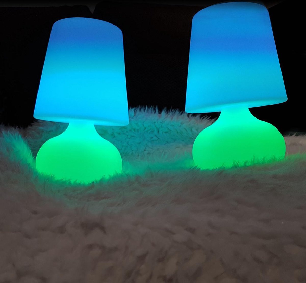 BRILONER - KIHI - Lampe de table à LED à pile, dimmable en continu