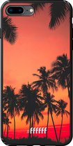 iPhone 7 Plus Hoesje TPU Case - Coconut Nightfall #ffffff