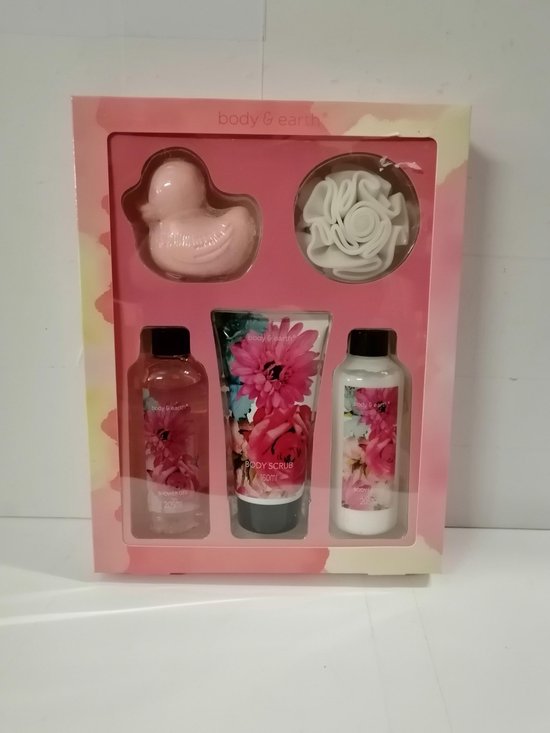 Body & Earth Gift set met Badeend