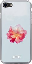 6F hoesje - geschikt voor iPhone 8 - Transparant TPU Case - Rouge Floweret #ffffff