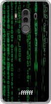 Huawei Mate 10 Pro Hoesje Transparant TPU Case - Hacking The Matrix #ffffff