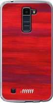 LG K10 (2016) Hoesje Transparant TPU Case - Scarlet Canvas #ffffff