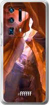 Huawei P40 Pro+ Hoesje Transparant TPU Case - Sunray Canyon #ffffff
