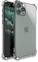 Smartphonica iPhone 11 Pro Max transparant hoesje flexibel met stootrand / Siliconen / Back Cover geschikt voor Apple iPhone 11 Pro Max