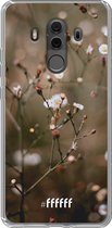 Huawei Mate 10 Pro Hoesje Transparant TPU Case - Flower Buds #ffffff