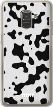 Samsung Galaxy A8 (2018) Hoesje Transparant TPU Case - Dalmation Print #ffffff